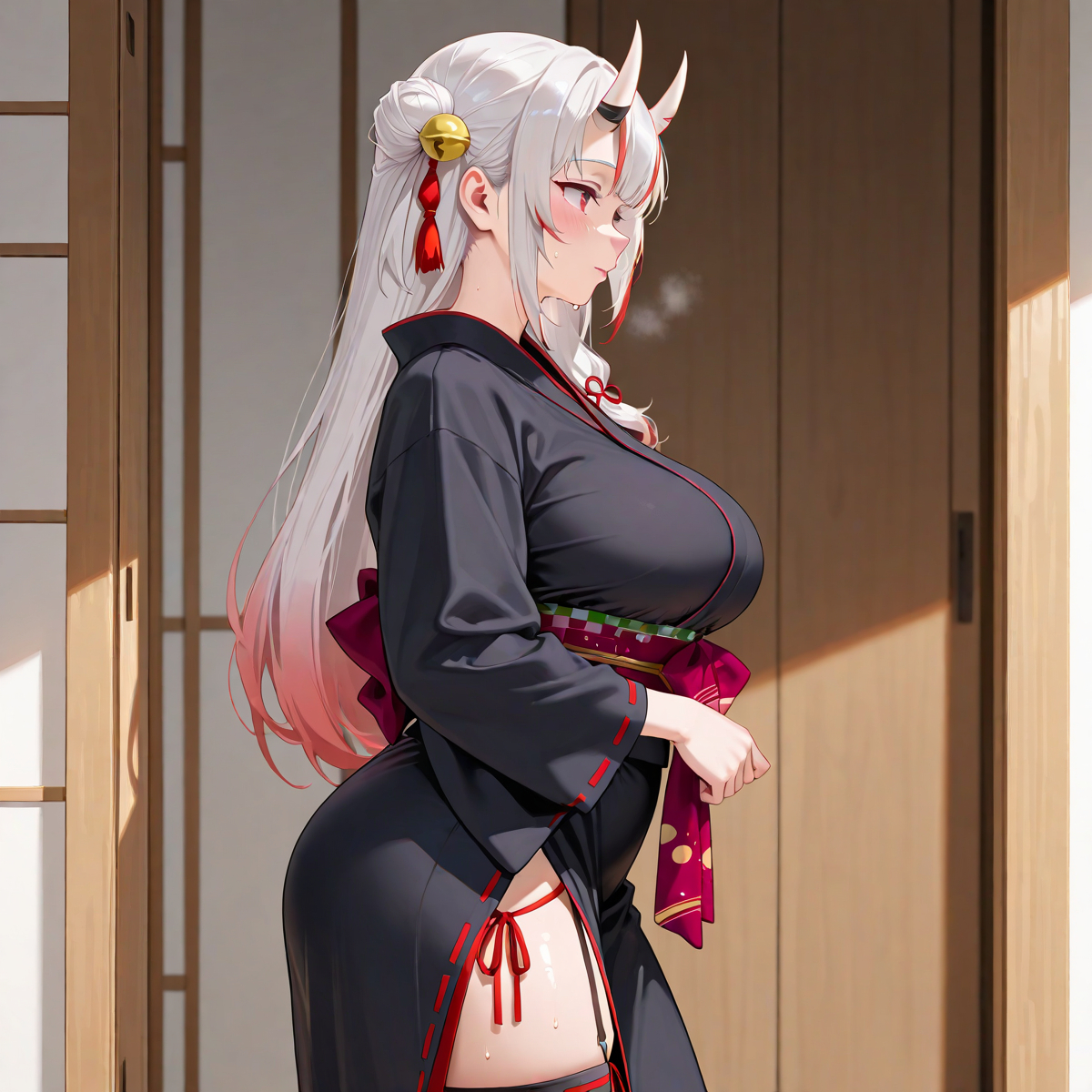 百鬼あやめ-pixiv插画-作品交流服务