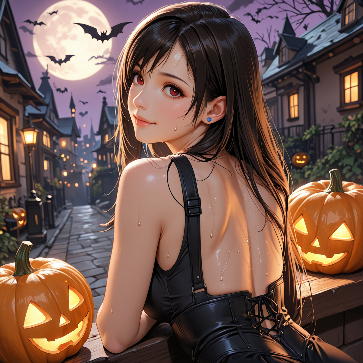 ティファ・ロックハート halloween-pixiv插画-作品交流服务