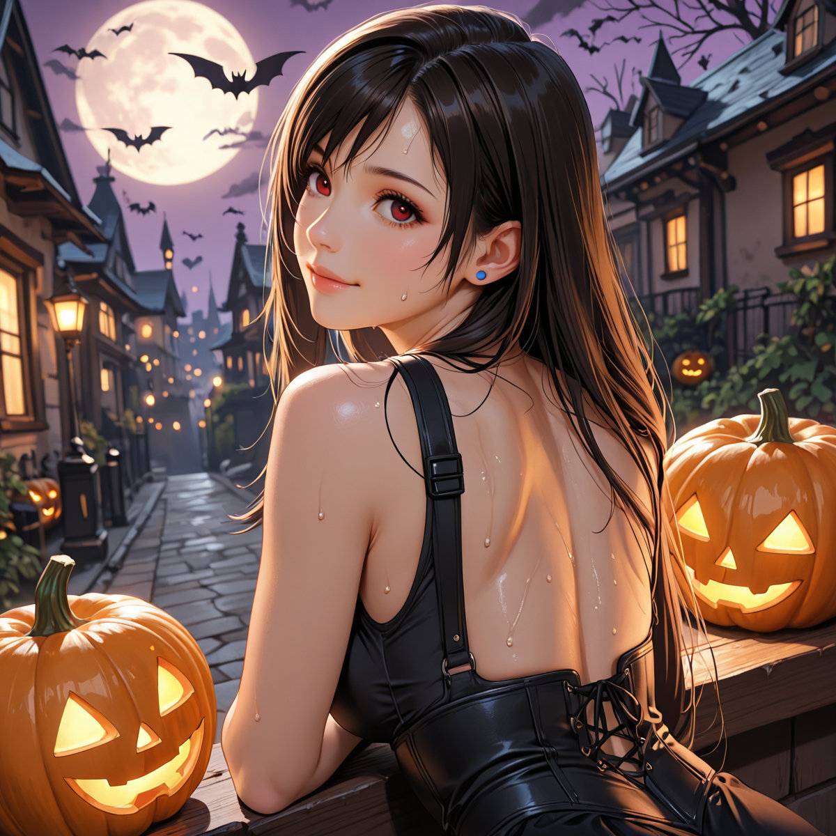 ティファ・ロックハート halloween-pixiv插画-作品交流服务