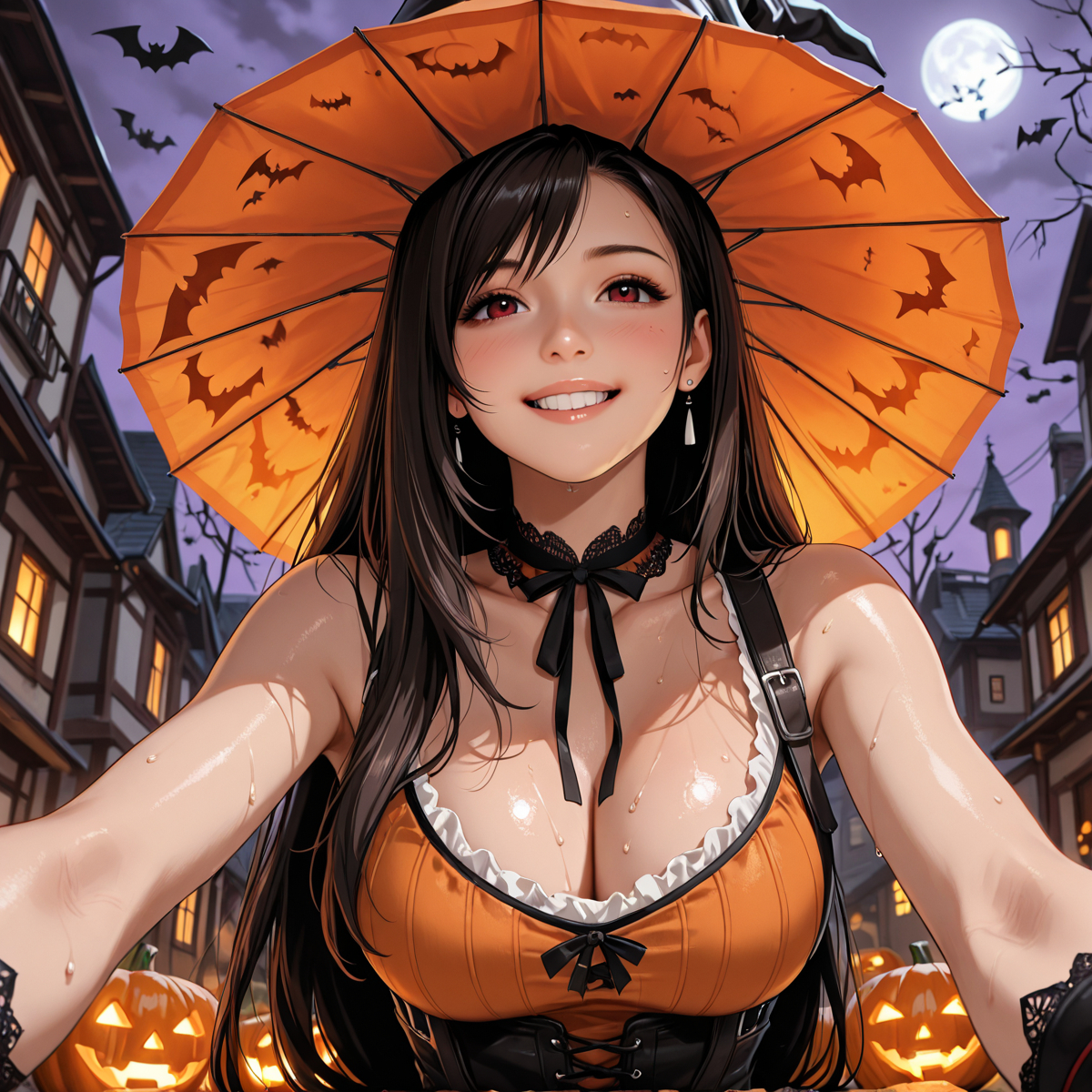 ティファ・ロックハート halloween-pixiv插画-作品交流服务