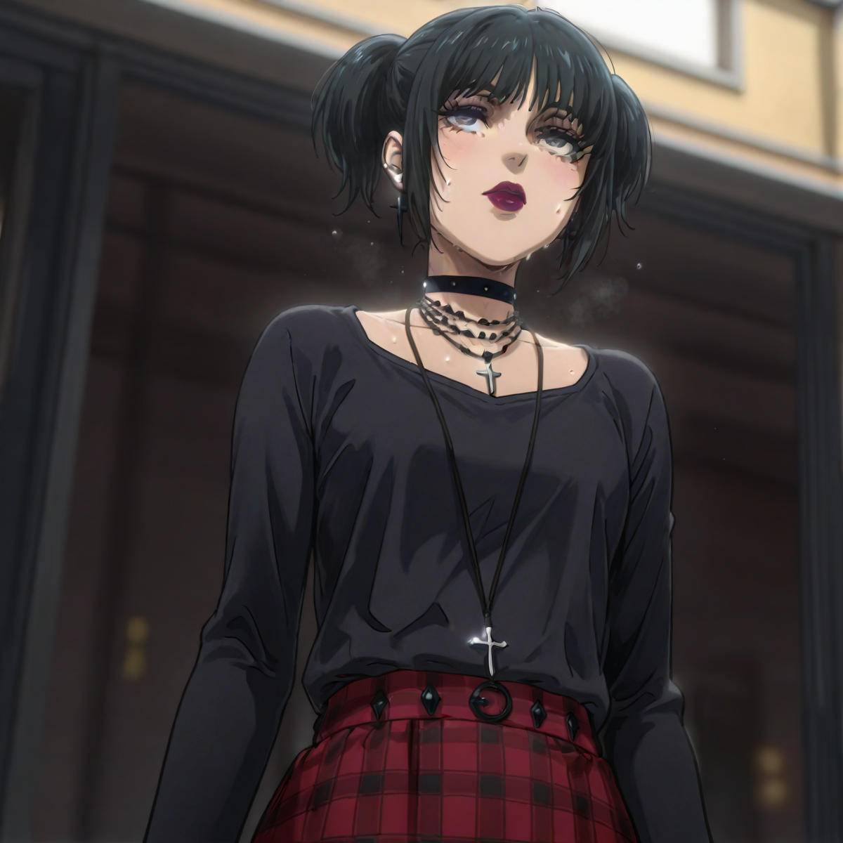 Goth_Mikasa-pixiv插画-作品交流服务