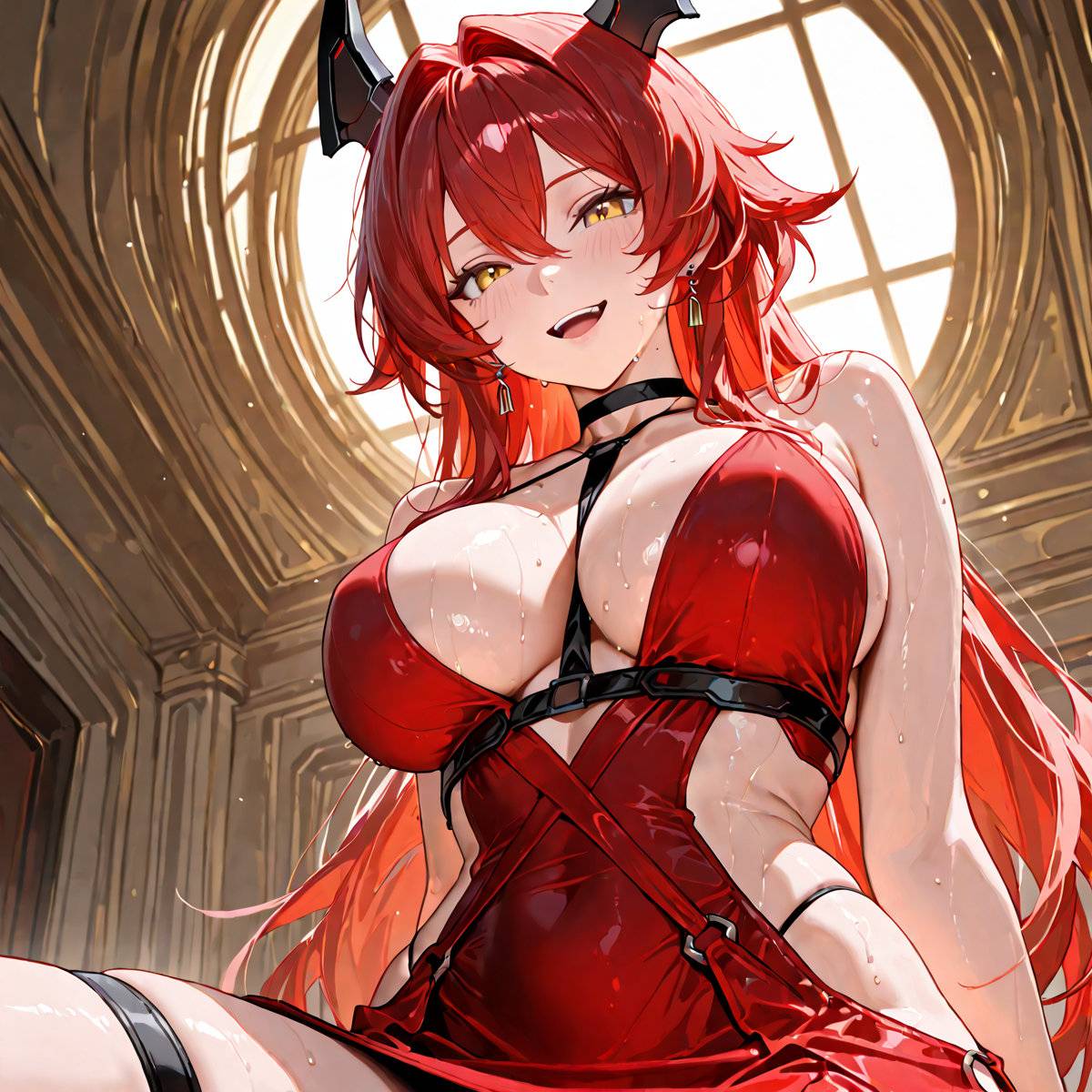 Hood Nonsense Red-pixiv插画-作品交流服务