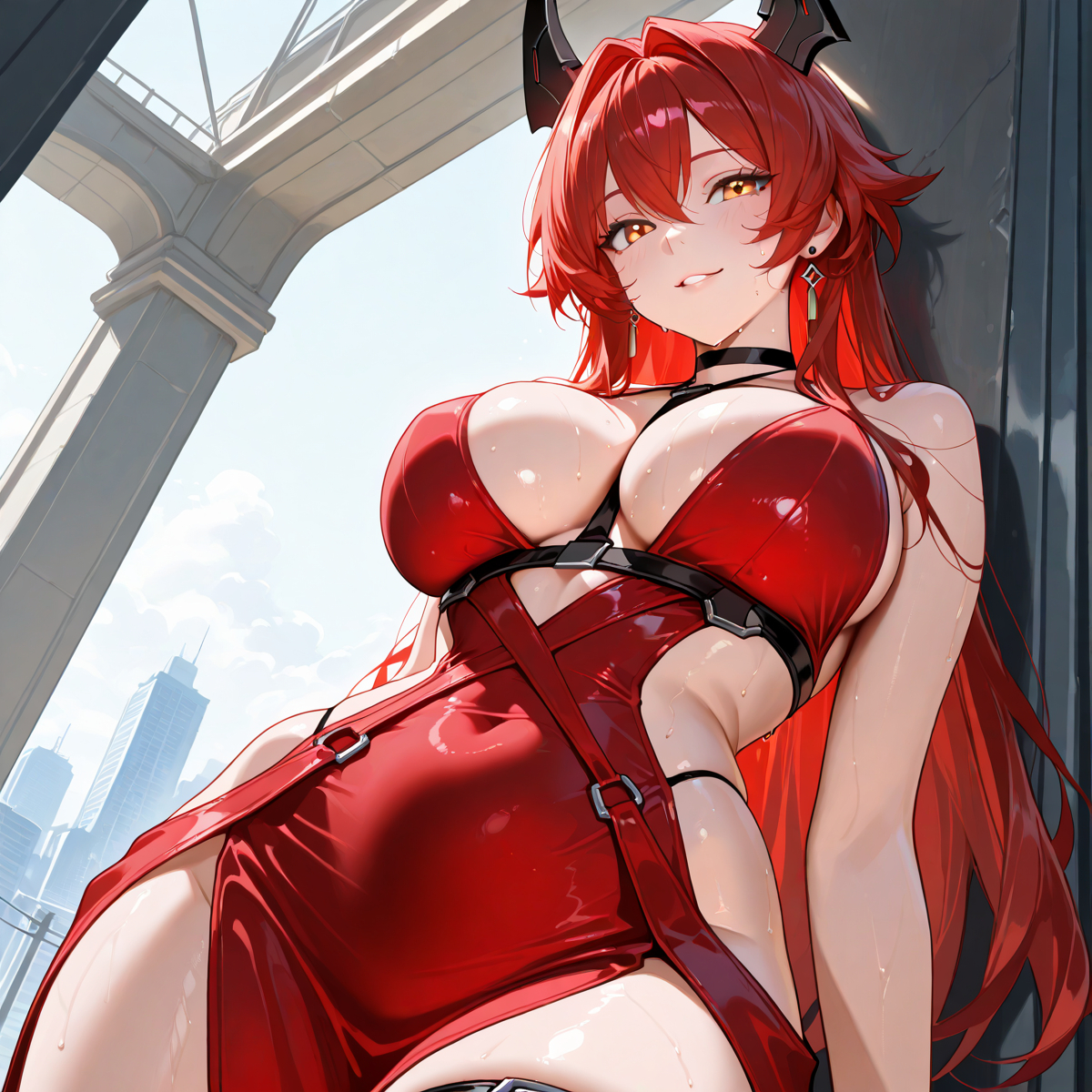 Hood Nonsense Red-pixiv插画-作品交流服务