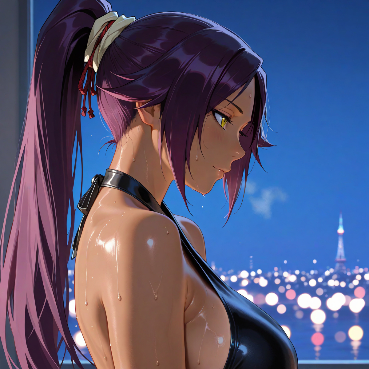 shihouin yoruichi-pixiv插画-作品交流服务