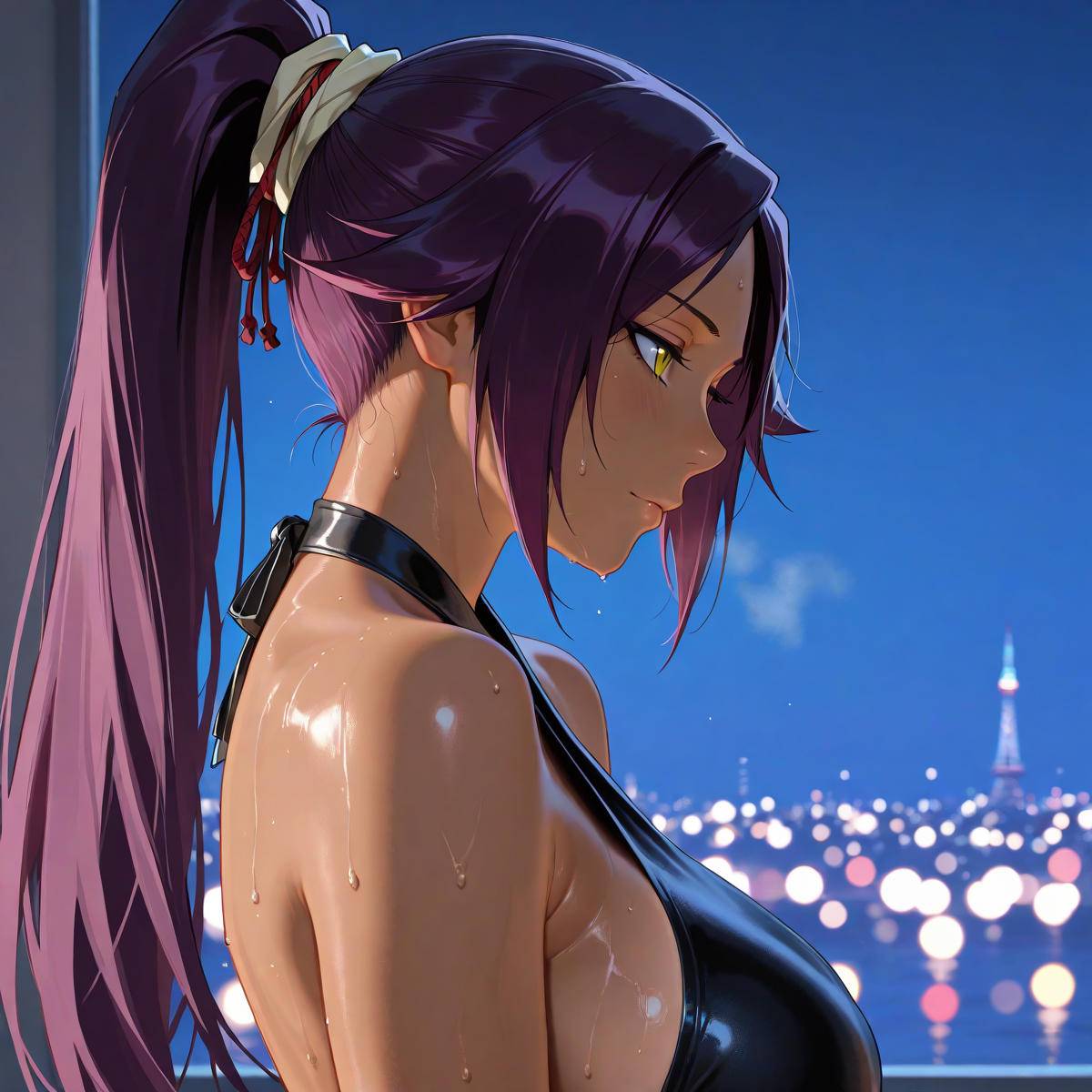 shihouin yoruichi-pixiv插画-作品交流服务