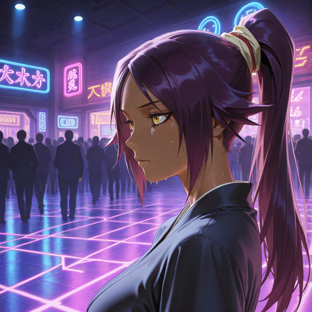 shihouin yoruichi-pixiv插画-作品交流服务