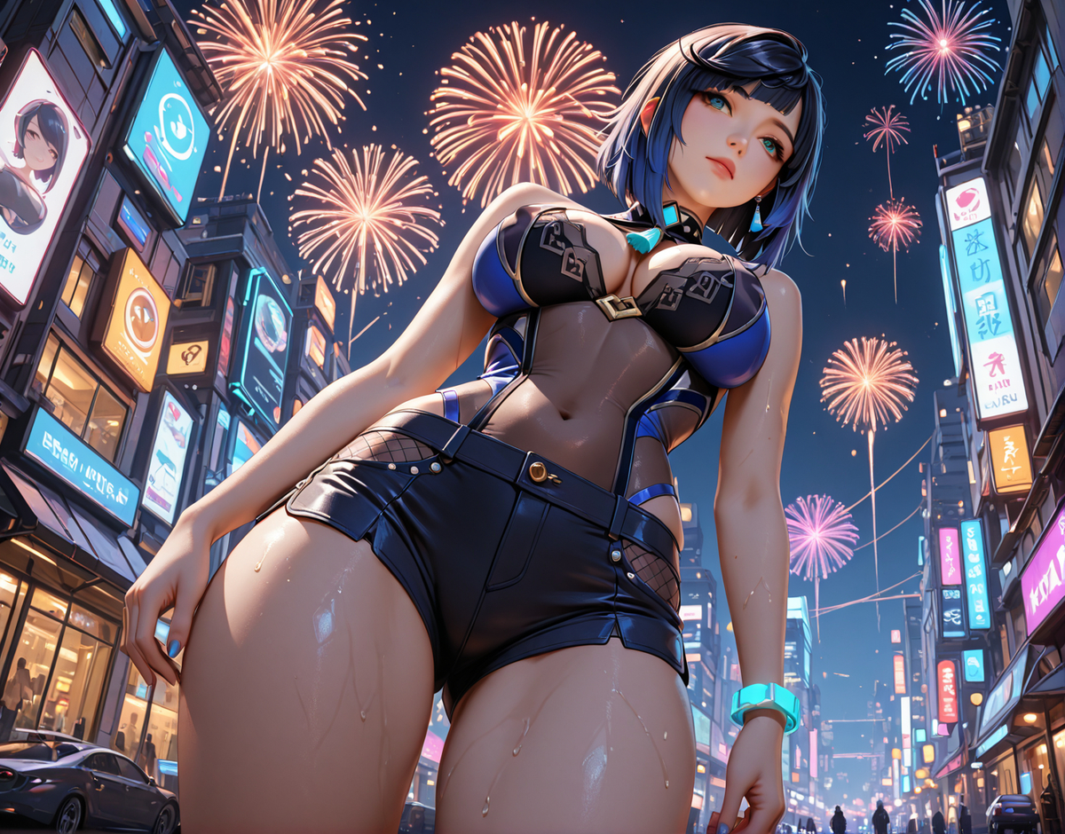 yelan-pixiv插画-作品交流服务