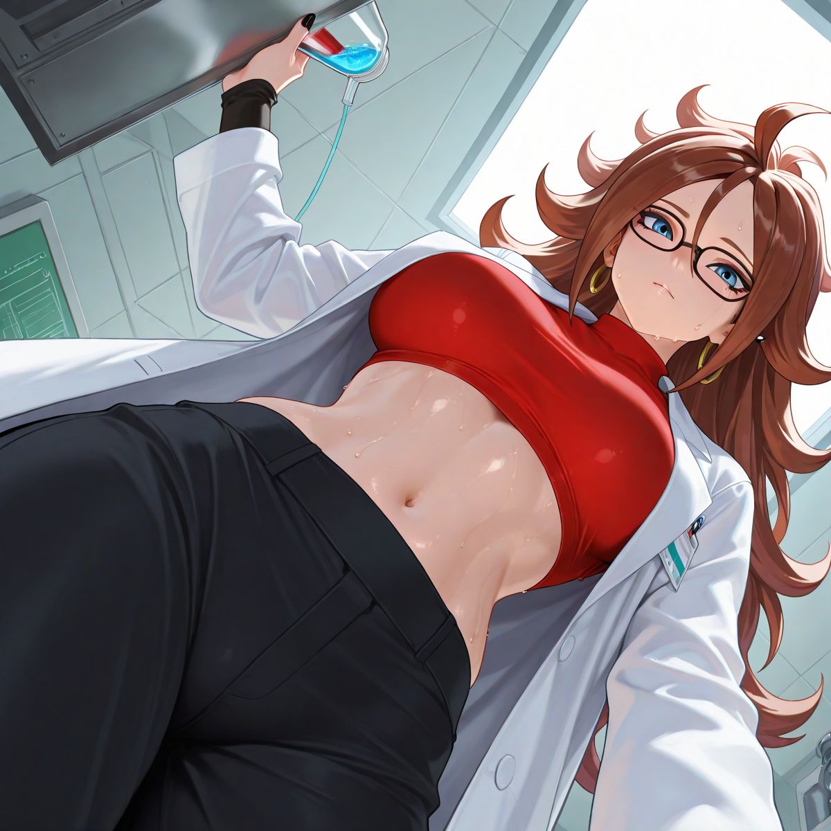 Android 21 x Vegeta-pixiv插画-作品交流服务