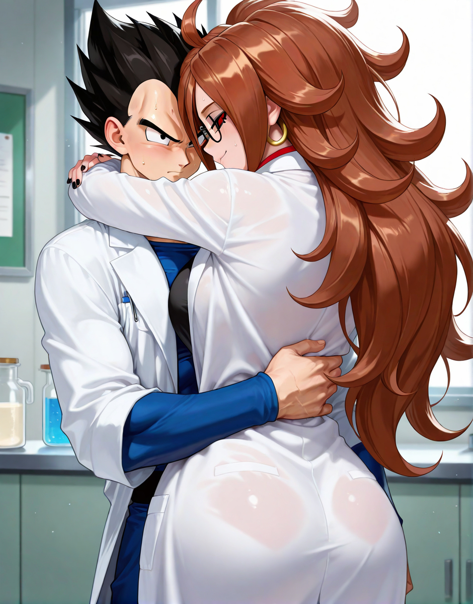 Android 21 x Vegeta-pixiv插画-作品交流服务