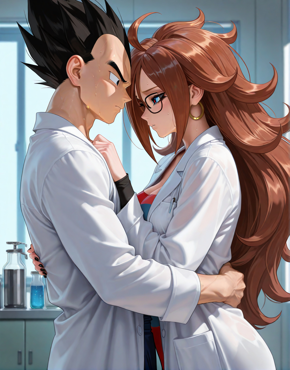 Android 21 x Vegeta-pixiv插画-作品交流服务