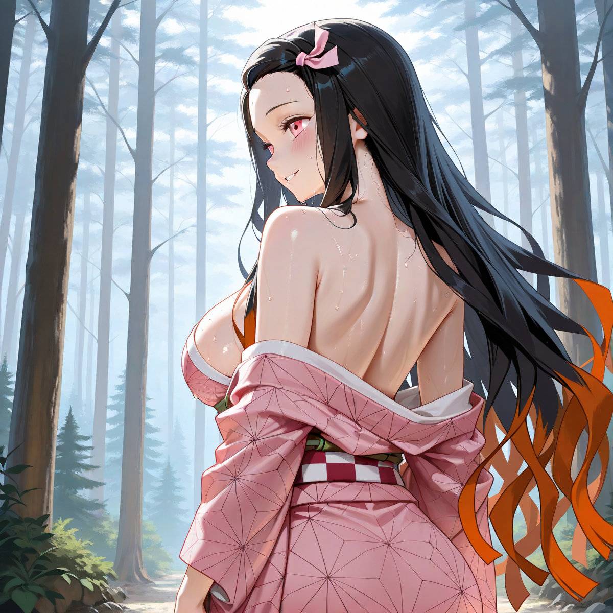 nezuko-pixiv插画-作品交流服务