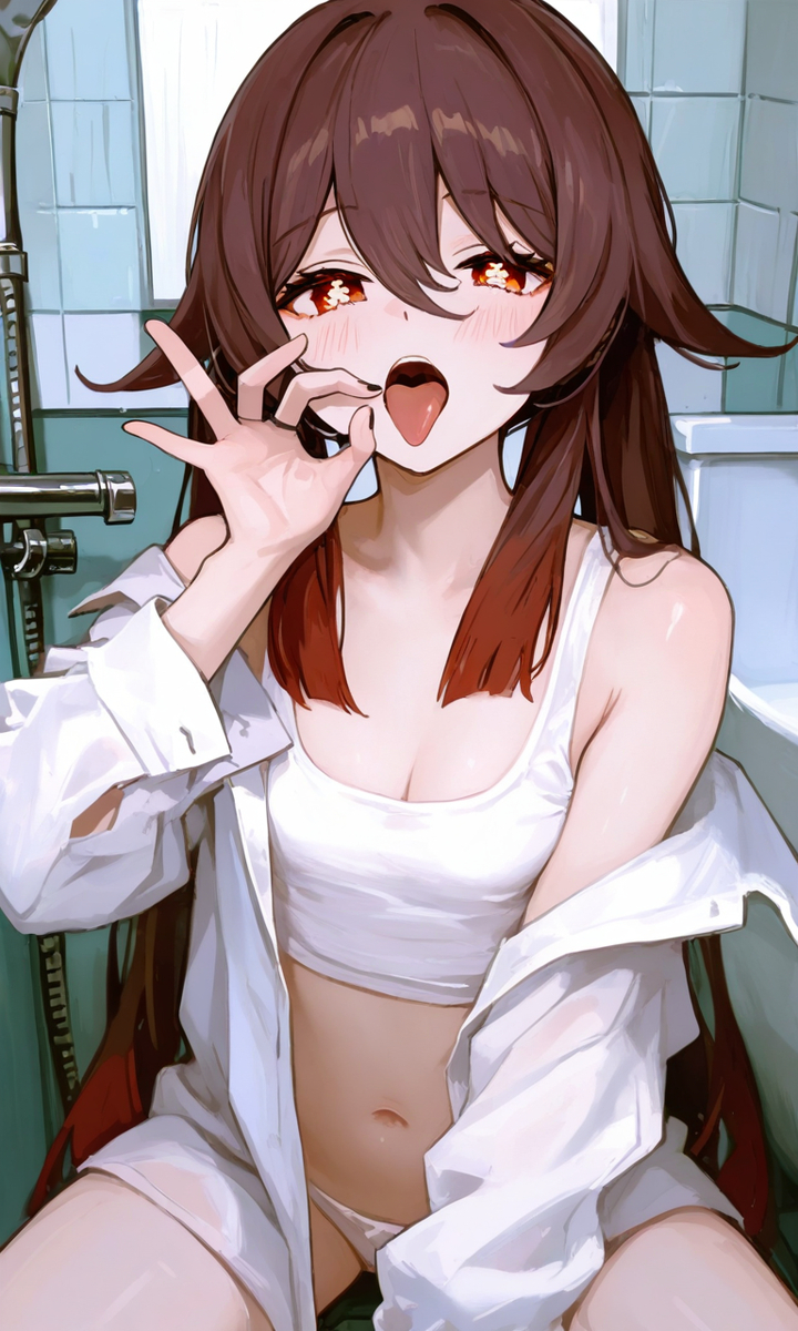 (胡桃) Hu Tao-pixiv插画-作品交流服务