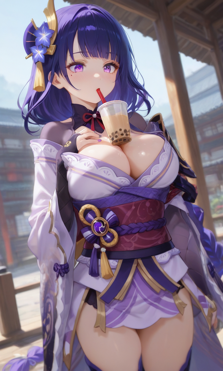 雷電将軍 Raiden Shogun 5-pixiv插画-作品交流服务