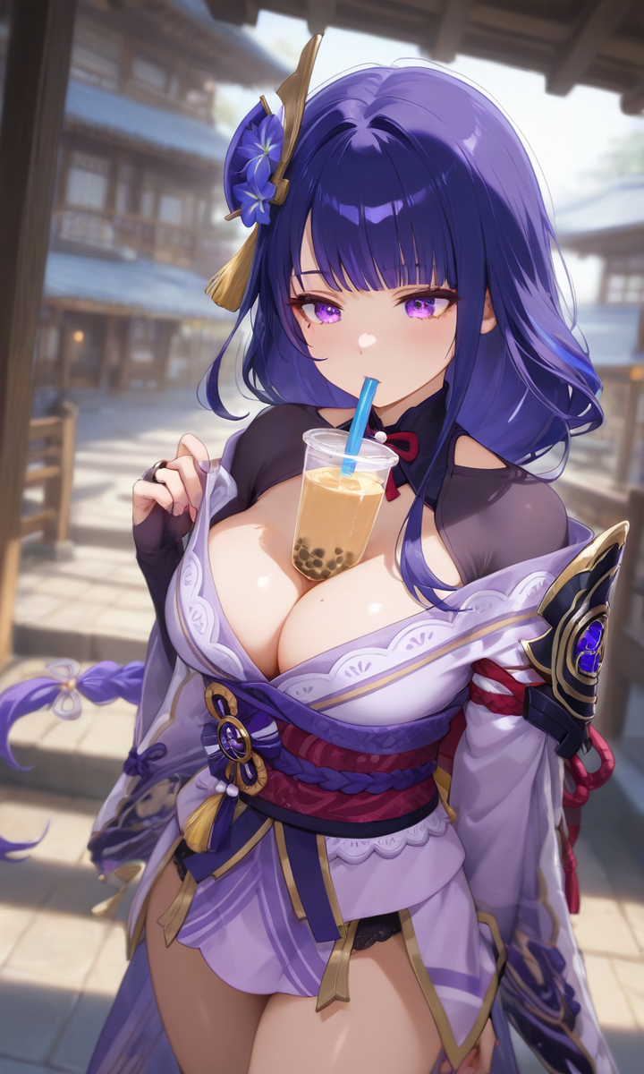 雷電将軍 Raiden Shogun 5-pixiv插画-作品交流服务