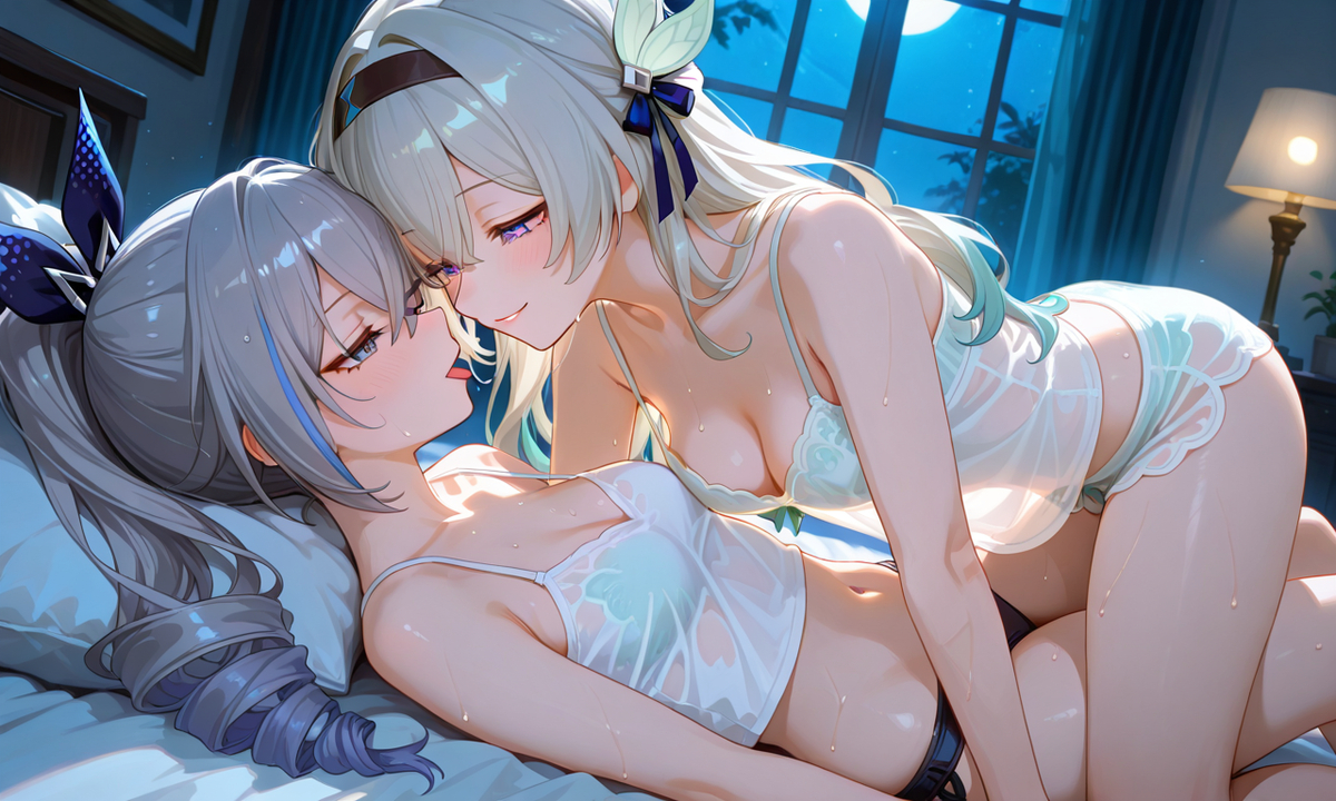 ホタルと銀狼 Firefly and Silver Wolf-pixiv插画-作品交流服务