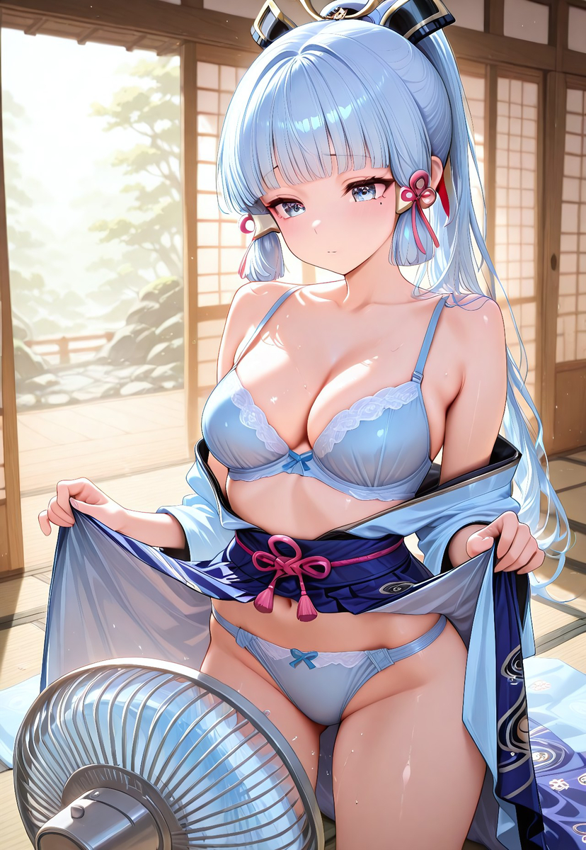 神里綾華 Kamisato Ayaka-pixiv插画-作品交流服务