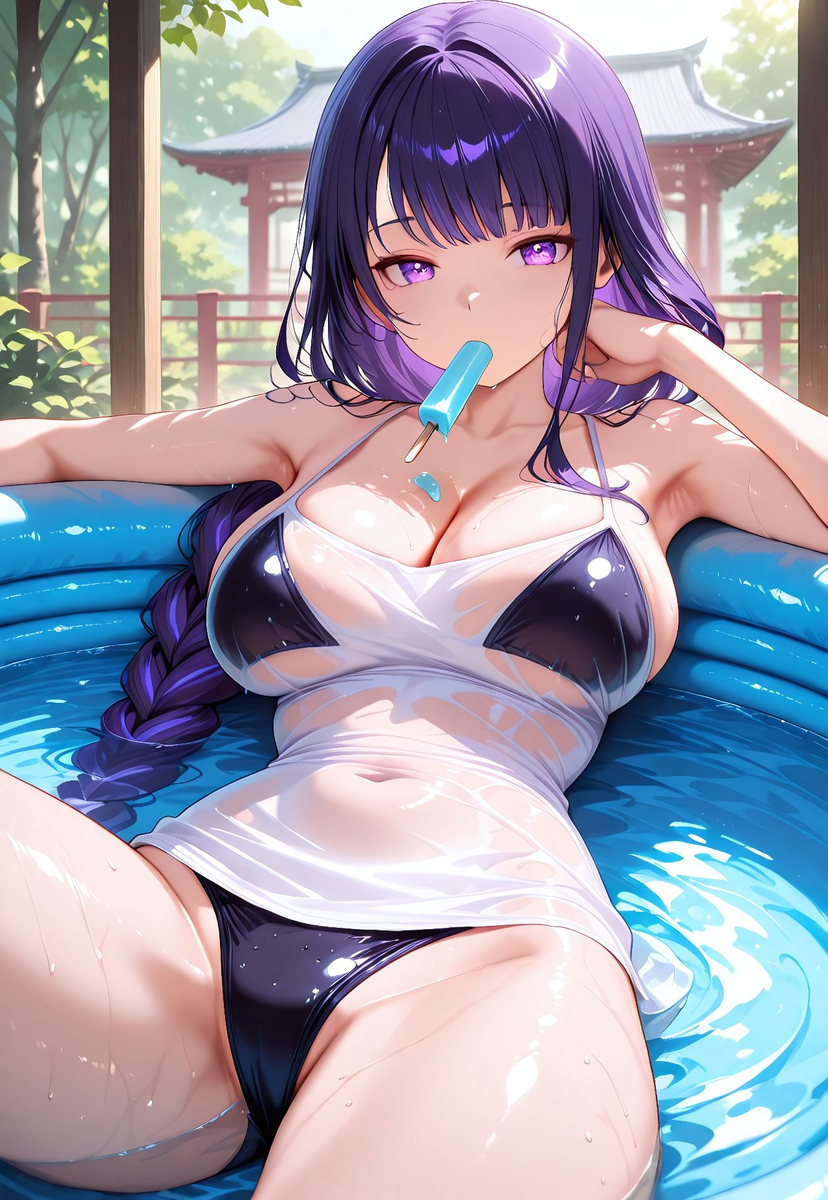 雷電将軍 Raiden Shogun 8-pixiv插画-作品交流服务