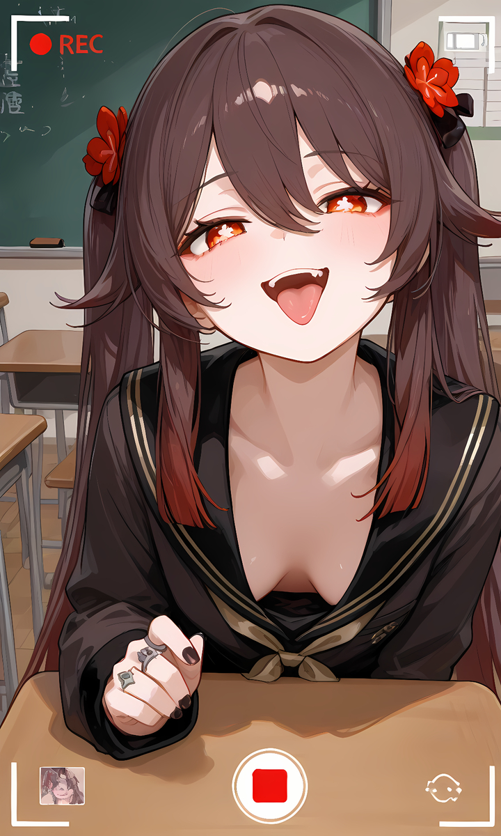 胡桃 Hu Tao 4-pixiv插画-作品交流服务