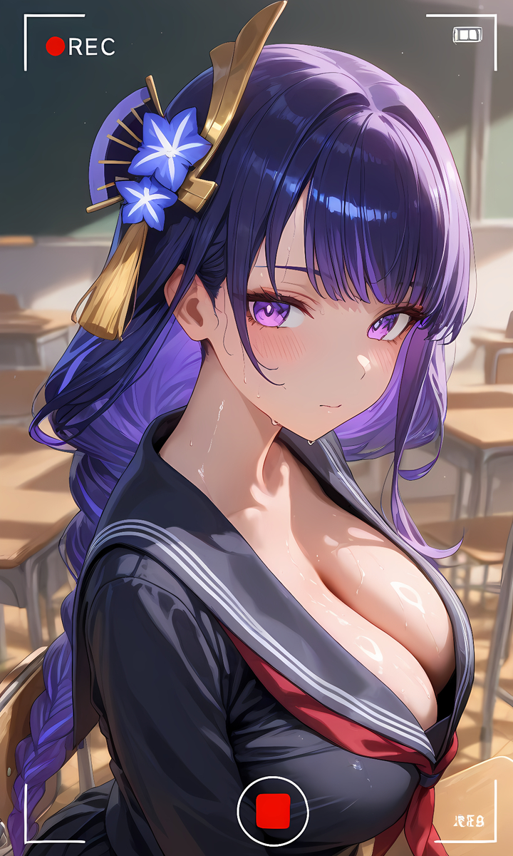 雷電将軍 Raiden Shogun 9-pixiv插画-作品交流服务