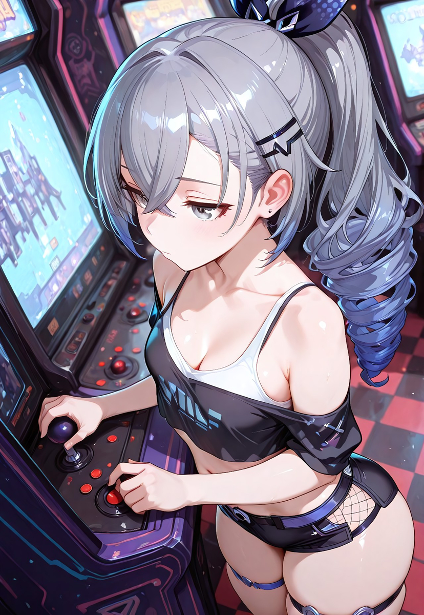 銀狼 Silver Wolf-pixiv插画-作品交流服务