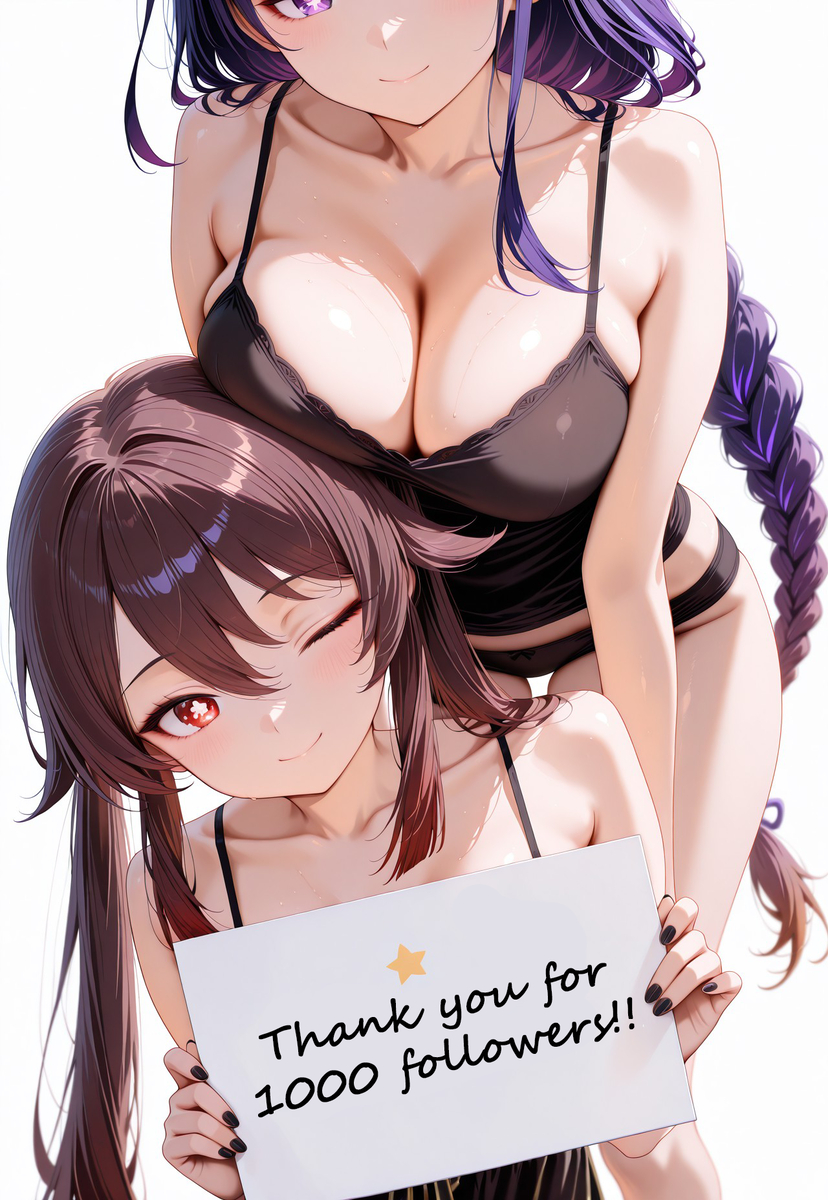 Thank you for 1000 followers!-pixiv插画-作品交流服务