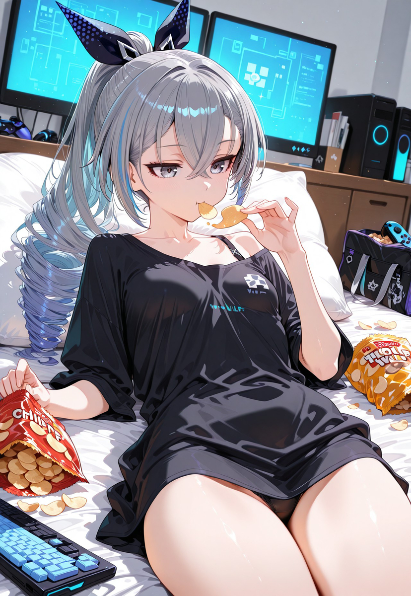 銀狼 Silver Wolf 3-pixiv插画-作品交流服务