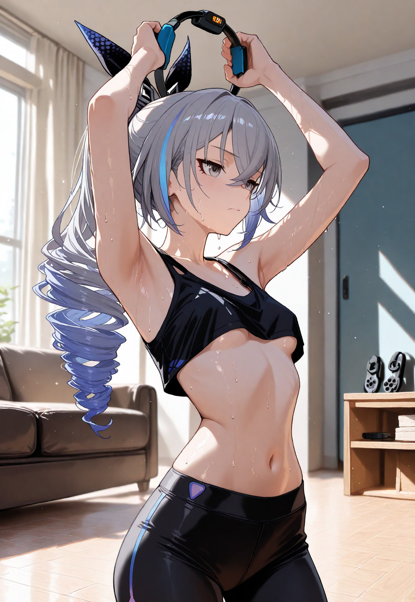 銀狼 Silver Wolf 6-pixiv插画-作品交流服务