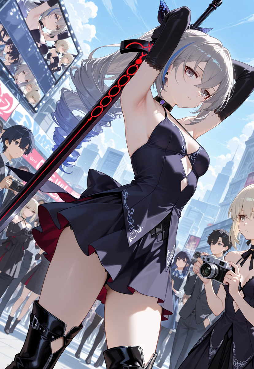 銀狼 Silver Wolf 8-pixiv插画-作品交流服务