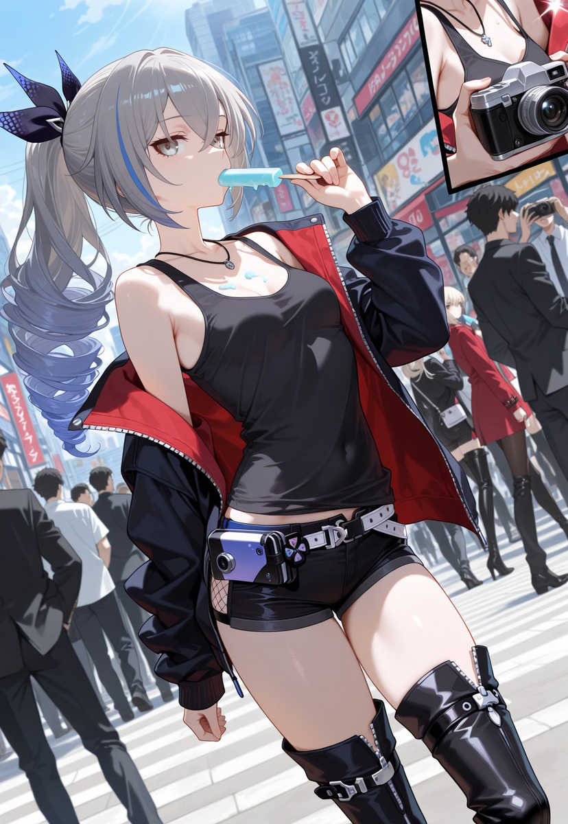 銀狼 Silver Wolf 8-pixiv插画-作品交流服务