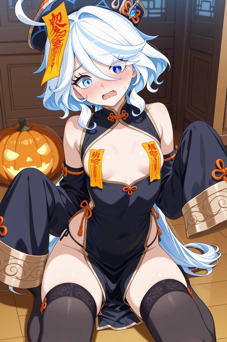 「Halloween」フリーナ Furina 13-pixiv插画-作品交流服务