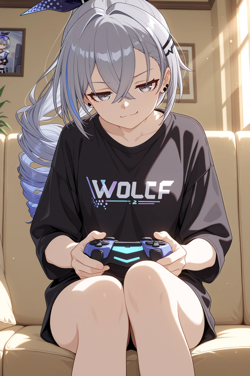 銀狼 Silver Wolf 12-pixiv插画-作品交流服务