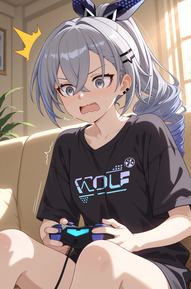 銀狼 Silver Wolf 12-pixiv插画-作品交流服务