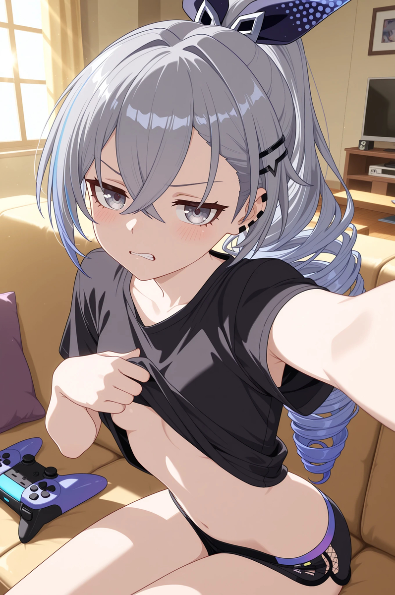 銀狼 Silver Wolf 12-pixiv插画-作品交流服务