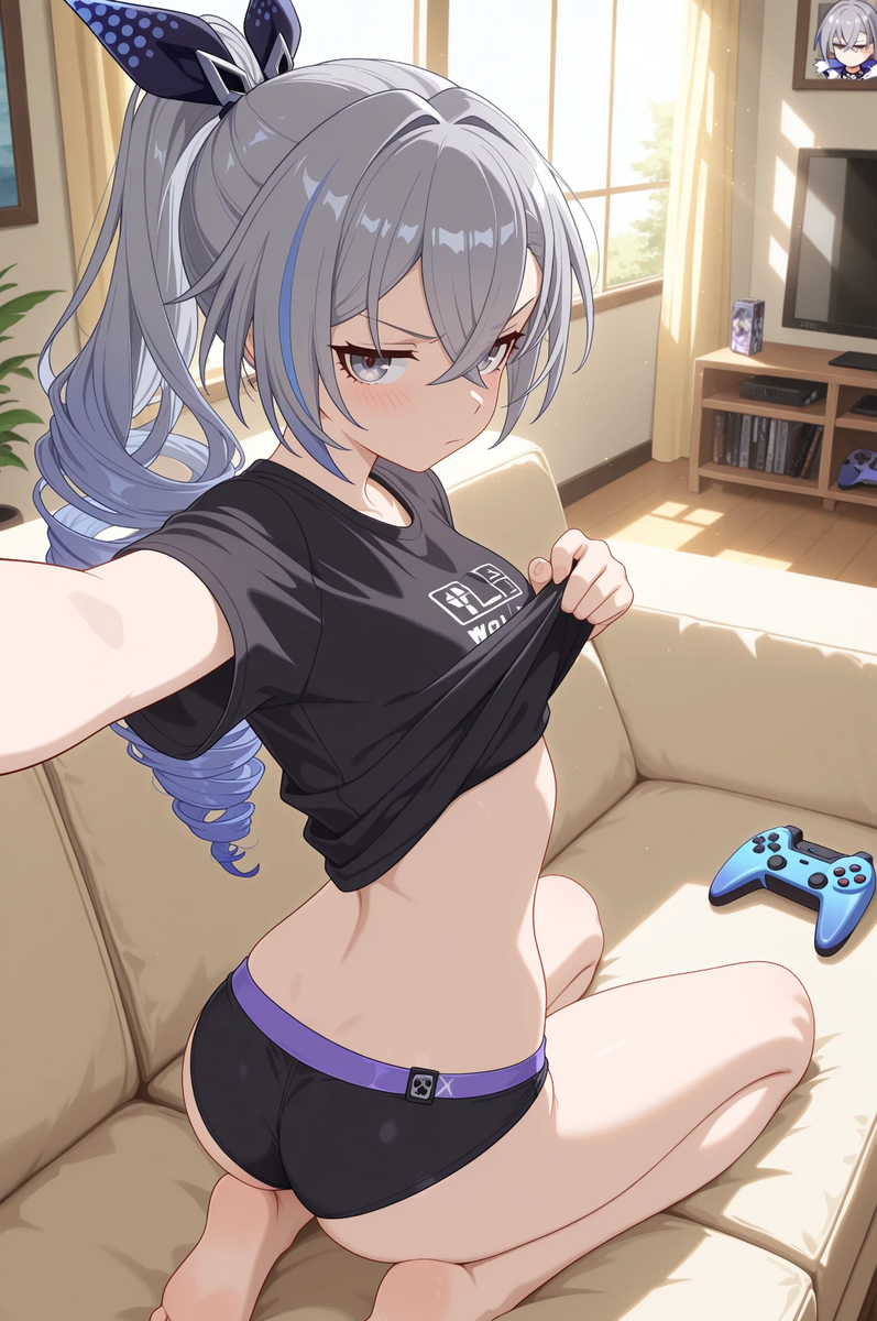 銀狼 Silver Wolf 12-pixiv插画-作品交流服务