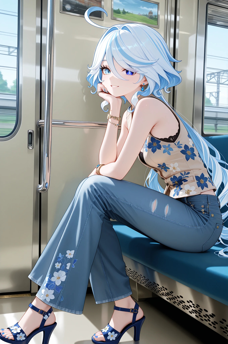 フリーナ Furina 14-pixiv插画-作品交流服务