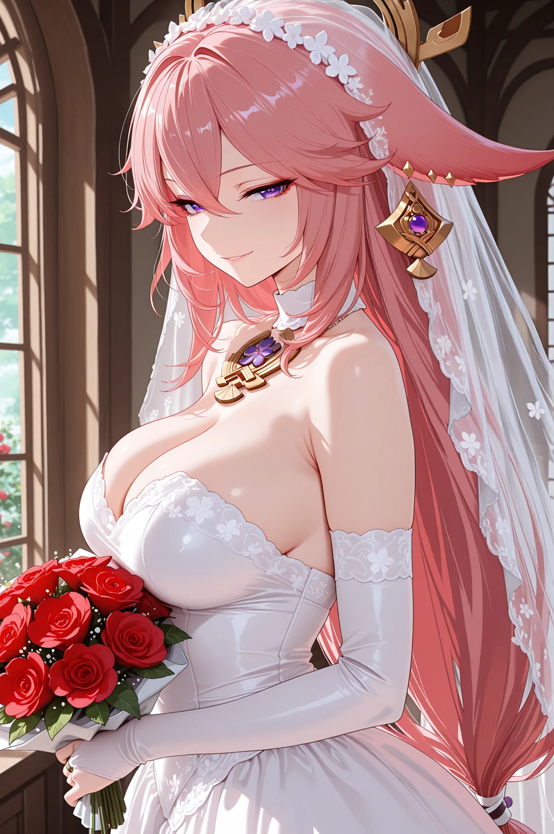 八重神子 Yae Miko 14-pixiv插画-作品交流服务