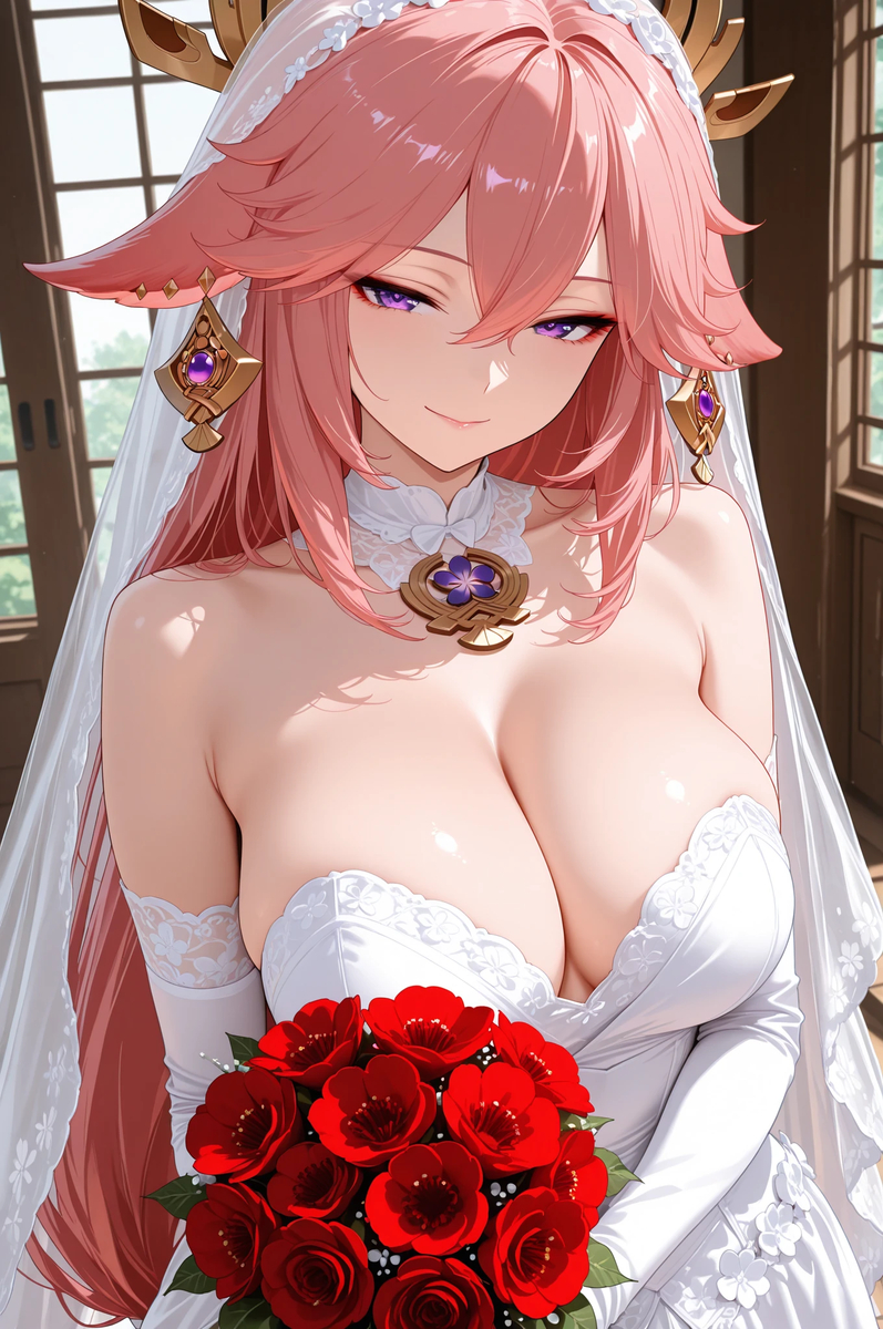 八重神子 Yae Miko 14-pixiv插画-作品交流服务