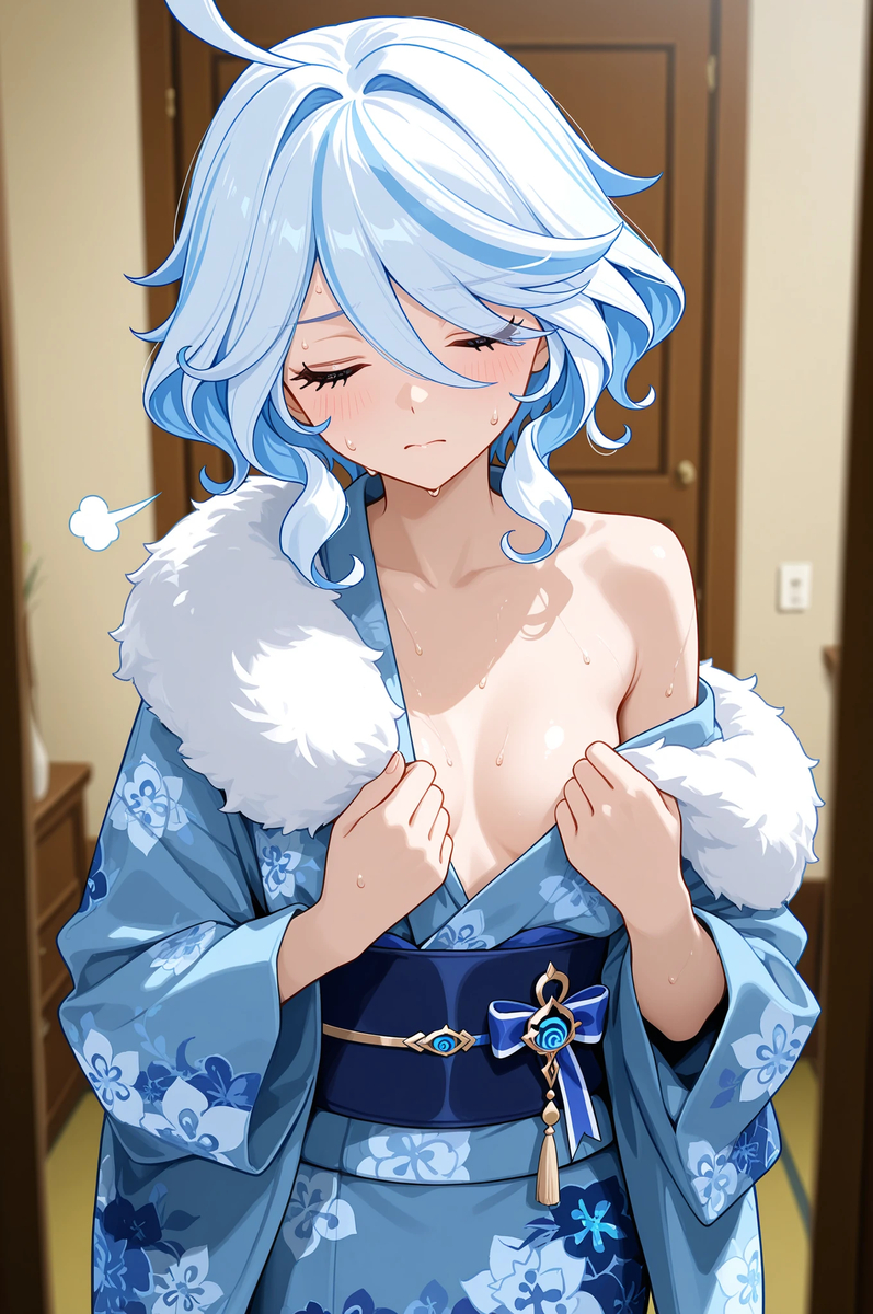 「Happy New Year!」フリーナ Furina 18-pixiv插画-作品交流服务