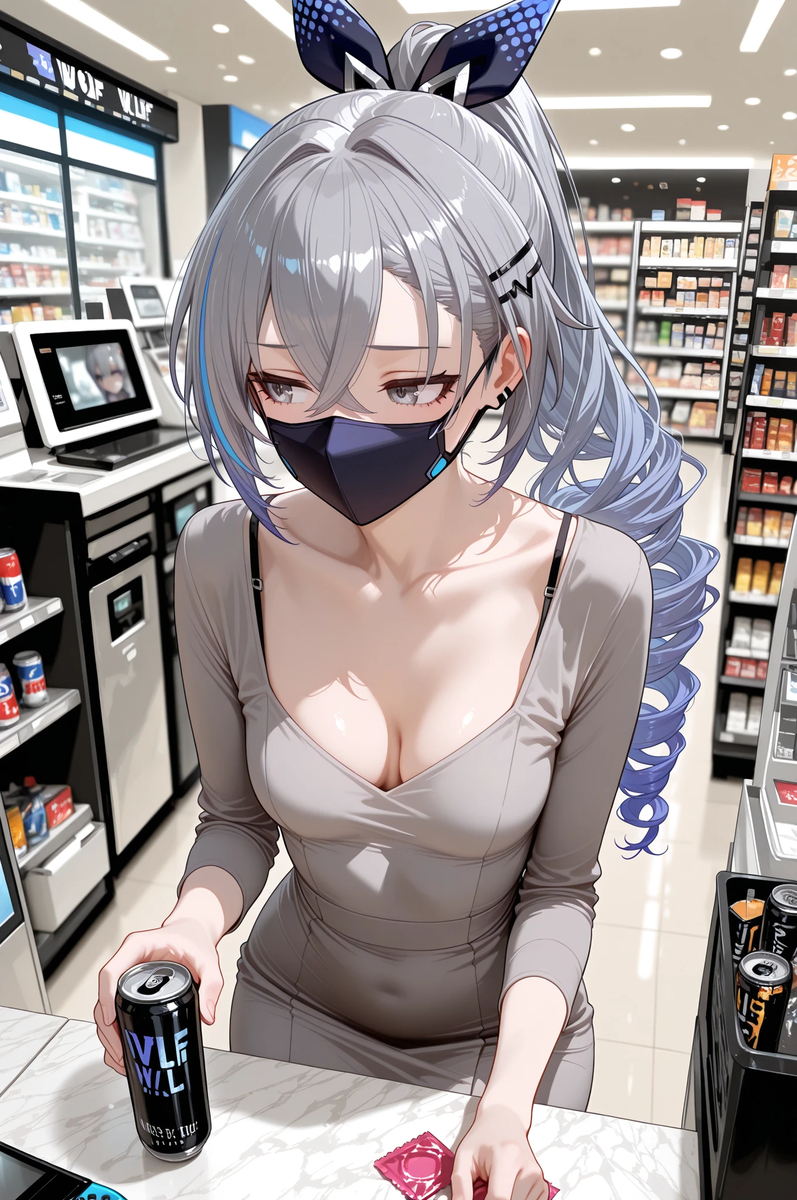 銀狼 Silver Wolf 19-pixiv插画-作品交流服务