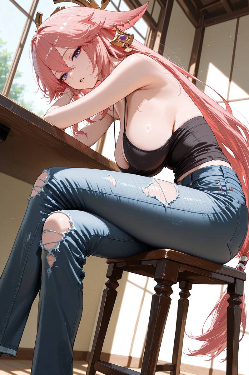 八重神子 Yae Miko 19-pixiv插画-作品交流服务