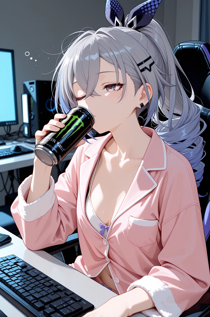 銀狼 Silver Wolf 20-pixiv插画-作品交流服务