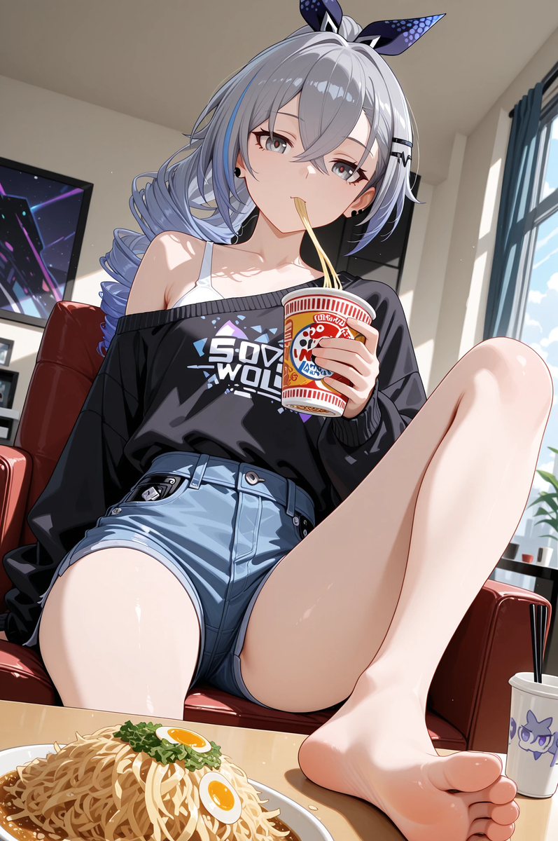 銀狼 Silver Wolf 21-pixiv插画-作品交流服务