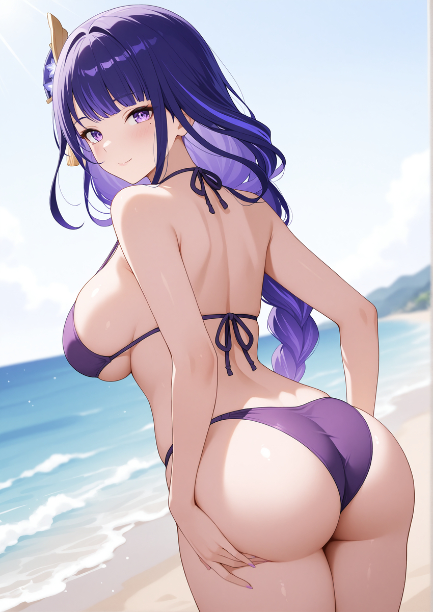 Raiden Shogun雷電将軍-pixiv插画-作品交流服务