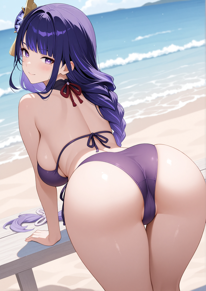 Raiden Shogun雷電将軍-pixiv插画-作品交流服务