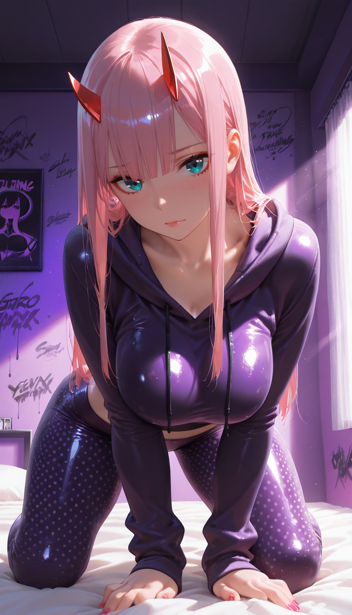 Zero Two😍-pixiv插画-作品交流服务