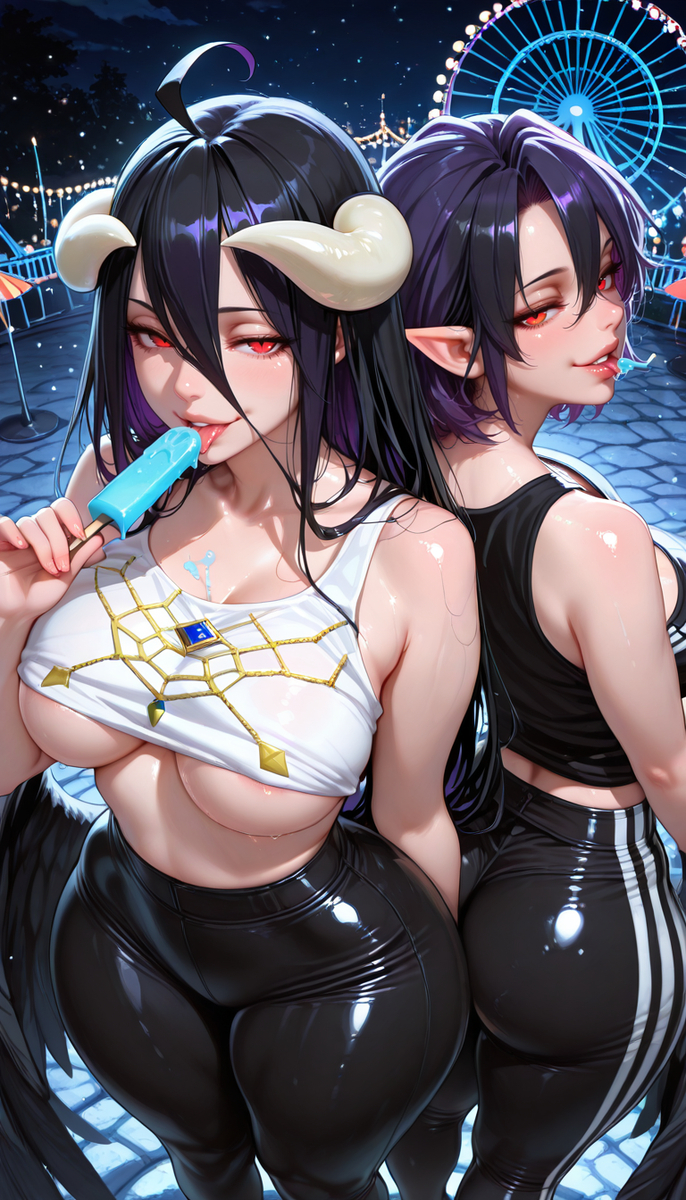 Albedo 😍 & Vermeil😍 Duo-pixiv插画-作品交流服务