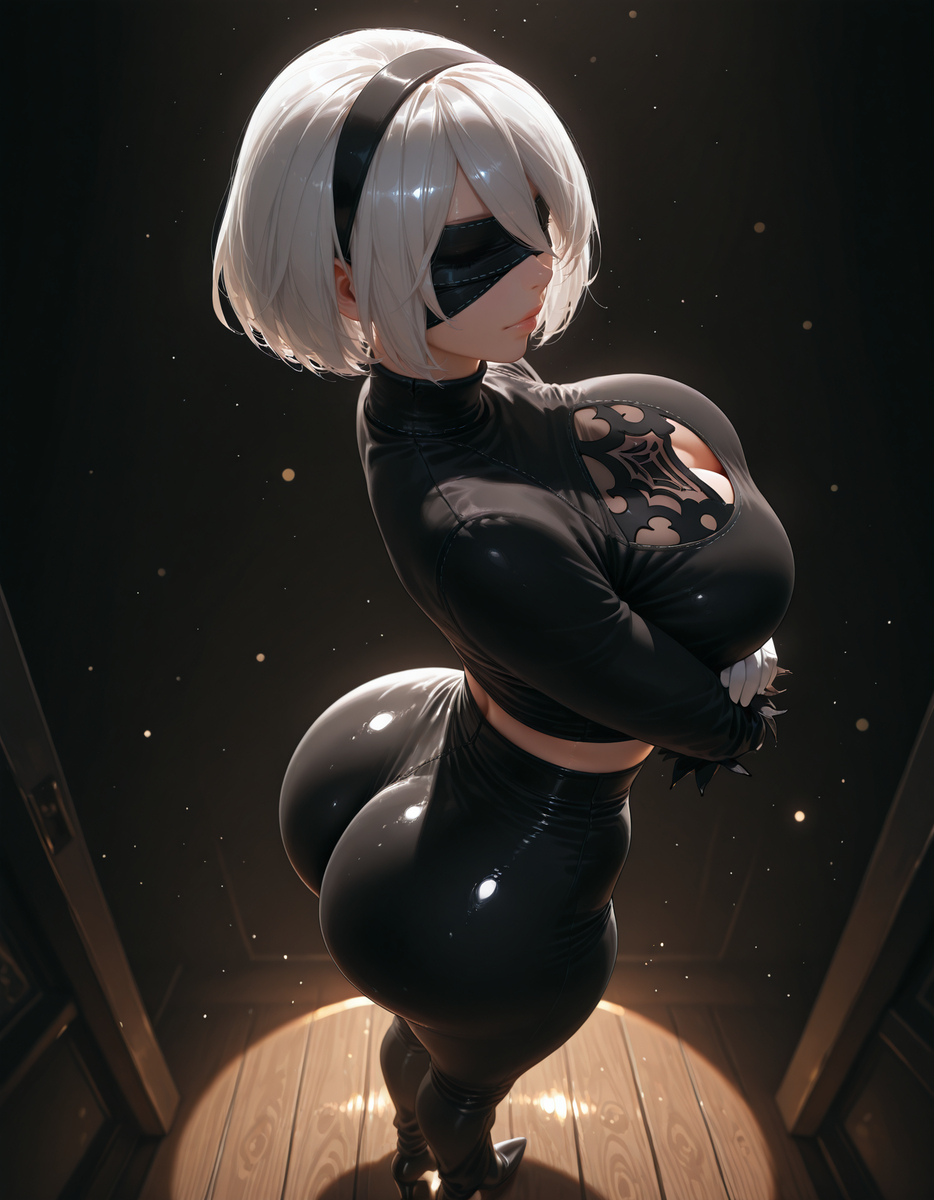 YoRHa No.2 Type B (2B)😍-pixiv插画-作品交流服务