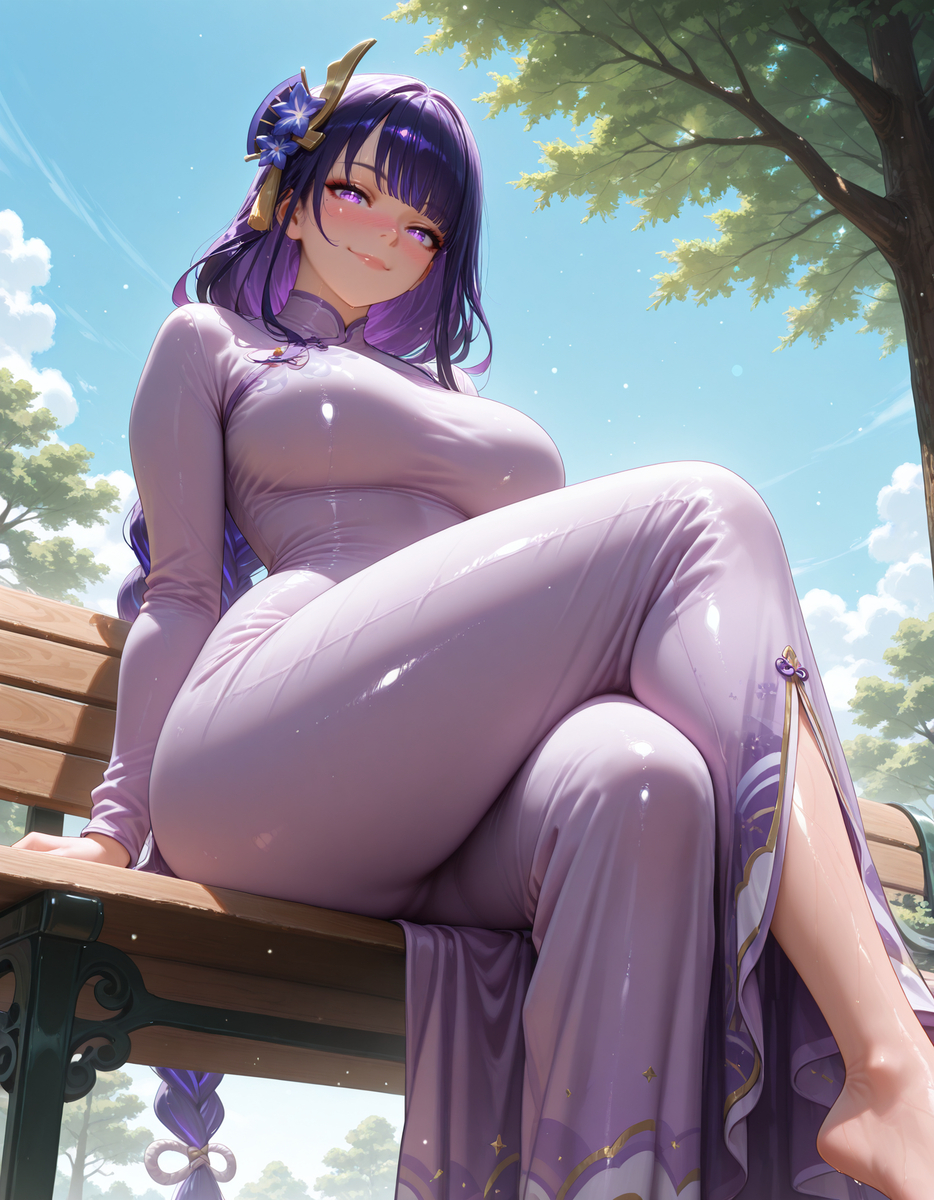 Raiden Shogun😍 | Genshin Impact-pixiv插画-作品交流服务