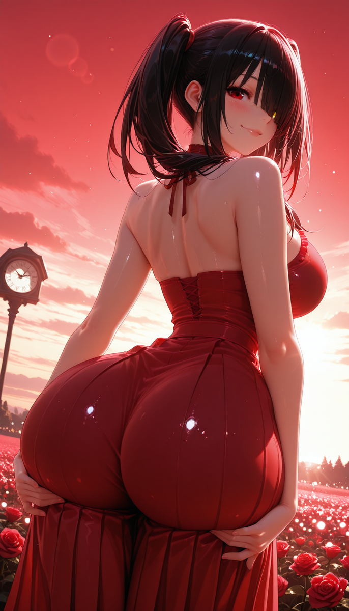 Tokisaki Kurumi😍-pixiv插画-作品交流服务