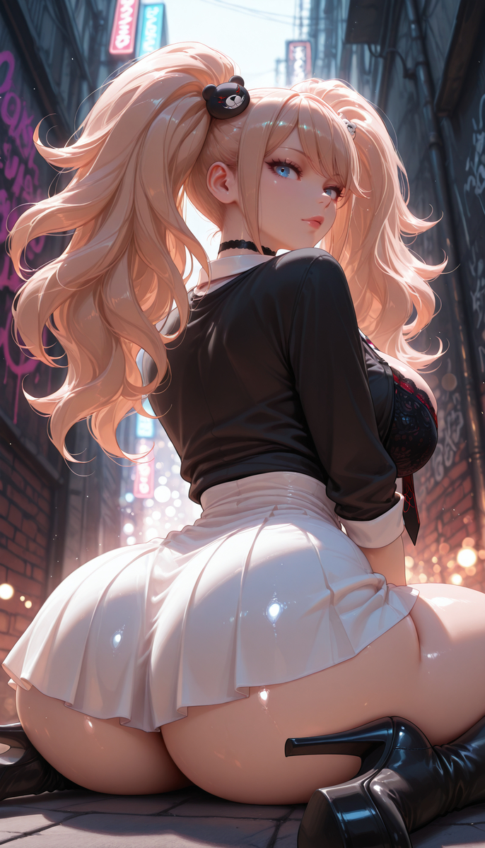 Junko Enoshima😍 | Danganronpa-pixiv插画-作品交流服务